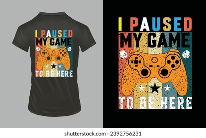 Gamer T-shirt design vector graphic. If you can read this. Gaming retro t-shirt design. Video game t shirt designs. Game t-shirt design, vector illustration, Shirt design, T-shirt vector,