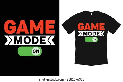 Gamer t-shirt design Vector illustration. T shirt Design vector, Trendy, apparel, Gaming, firefighter,