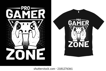 Gamer t-shirt design Vector illustration. T shirt Design vector, Trendy, apparel, Gaming, firefighter,