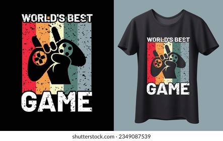 Gamer t-shirt design Vector illustration. Natural Born Gamer Gaming Is My DNA. T shirt Design vector, Trendy, Gaming, Retro, Video, Game.