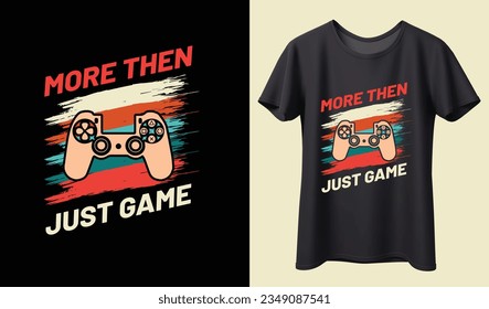 Gamer t-shirt design Vector illustration. Natural Born Gamer Gaming Is My DNA. T shirt Design vector, Trendy, Gaming, Retro, Video, Game.