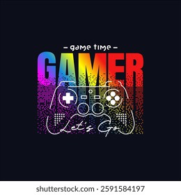 gamer vector graphic design illustration 