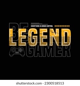 Gamer vector illustration and typography, perfect for t-shirts, hoodies, prints etc.