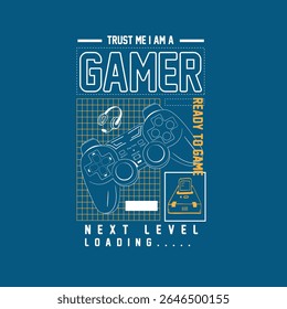 Gamer vídeo game pad console vetor gráfico design