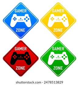 Gruppenstratifizierung für die Spielerzone. Vektorillustration