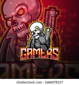 Gamers esport mascot logo design