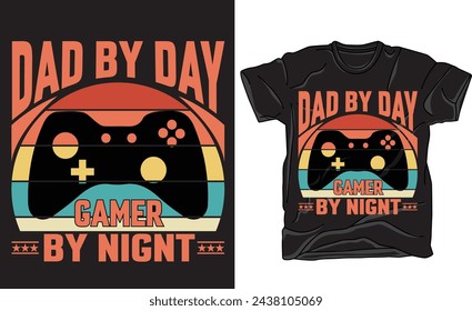 Gamers world T-shirt Design graphics. Vector joysticks gaming controller slogan texts typography vectors video game t-shirt designs.Gamer Quotes and Slogan good for T-Shirt.