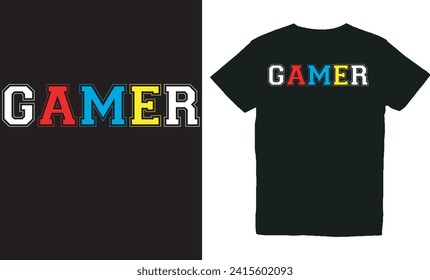 gamer.with patches for t-shirts and other uses.