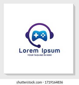 games consult logo a design template vector, players game logo inspiration 