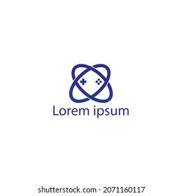 games controller logo vector modern