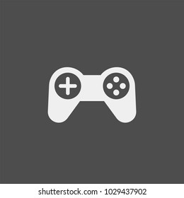 Games flat vector icon. Joystick flat vector icon