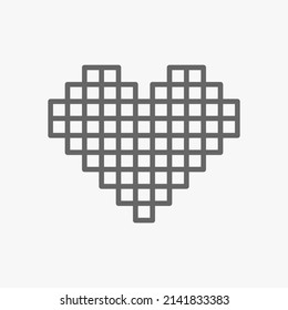 games. game icons. heart illustration design. life