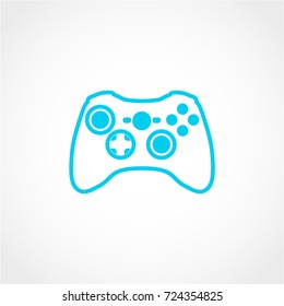 games Icon Isolated on White Background