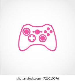 games Icon Isolated on White Background