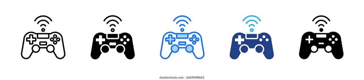 Games Icon Set Multiple Style Collection