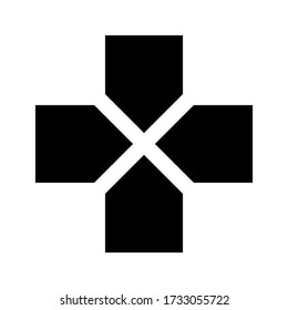 Games icon vector flat style isolated on white background.