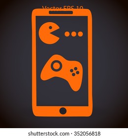 games for mobile phones vector