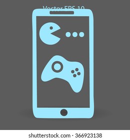 games for mobile phones vector