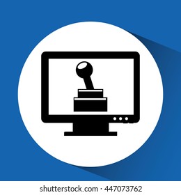 games online entertainment isolated icon design, vector illustration  graphic 