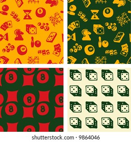 games - seamless pattern