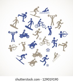 Games and sport icons