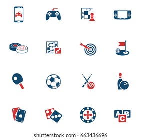 games web icons for user interface design