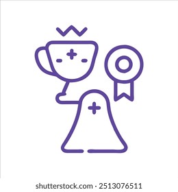Gamification colorful in white background
