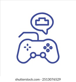 Gamification colorful in white background
