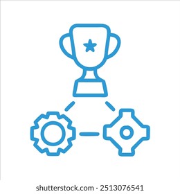 Gamification colorful in white background
