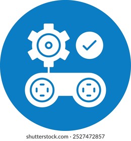 Gamification Glyph Multi Circle Vector Icon Design