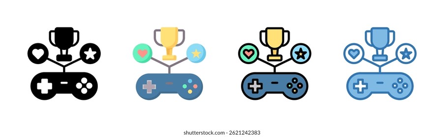 Gamification Icon Element For Design