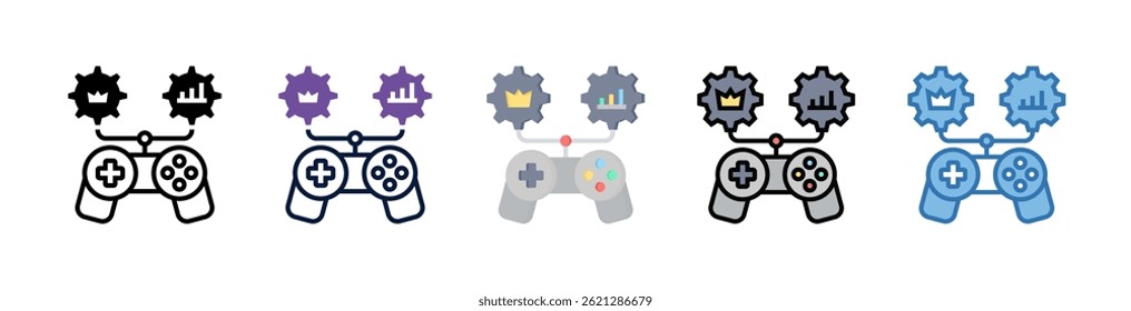 Gamification Icon Element For Design