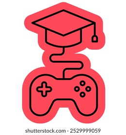 Gamification Icon, Symbol, improvement, school