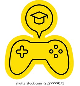 Gamification Icon, Symbol, improvement, school