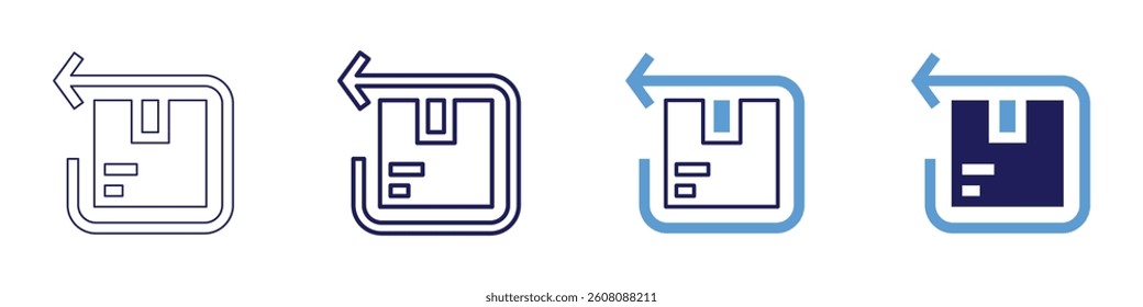 Gamified discounts icon in 4 different styles. Thin Line, Line, Bold Line, Duotone. Duotone style. Editable stroke.
