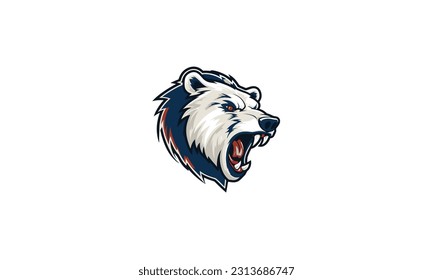 Gaming bear logo vector design