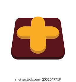 Gaming Button Vector - Plus