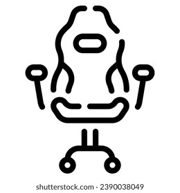 Gaming Chair icon illustration, for web, app, infographic, etc