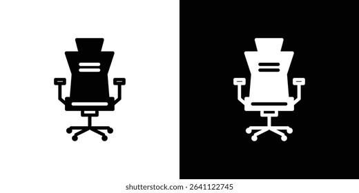 Gaming chair icon symbols. Vector illustration.