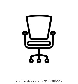 gaming chair icon vector illustration logo template for many purpose. Isolated on white background.