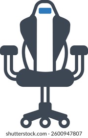 Gaming Chair  illustration with isolated background 