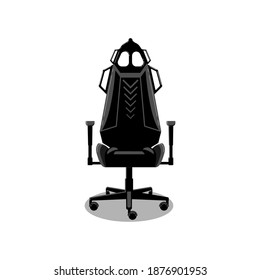 Gaming chair simple art vector illustration