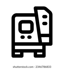 Gaming-Computer-Symbol für Ihre Website, Ihr Handy, Ihre Präsentation und Ihr Logo-Design.