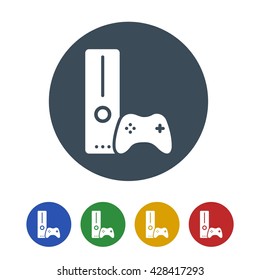Gaming consle Icon Isolated on White Background.vector illustration icon