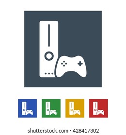 Gaming consle Icon Isolated on White Background.vector illustration icon