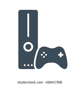 Gaming consle Icon Isolated on White Background.vector illustration icon