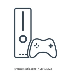 Gaming consle Icon Isolated on White Background.vector illustration icon