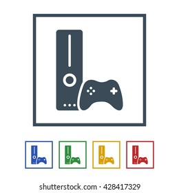 Gaming consle Icon Isolated on White Background.vector illustration icon