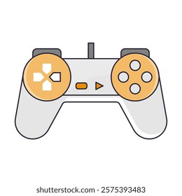 Gaming Console Controller Icon Representing Digital Entertainment and Console Gaming