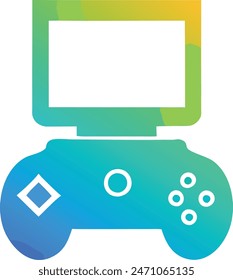 Gaming Console icon complete editable